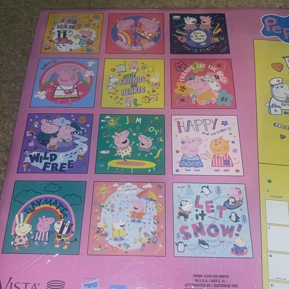 Peppa🐽Pig  2023 16-Month Wall Calendar